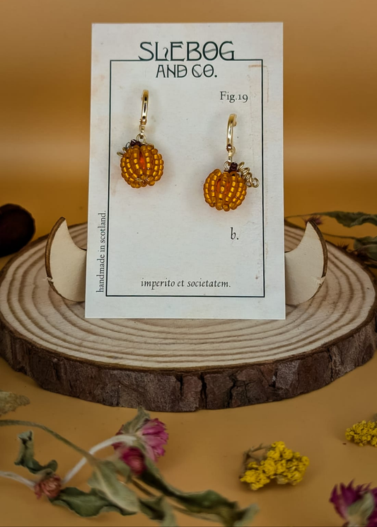 Pumpkin Earrings