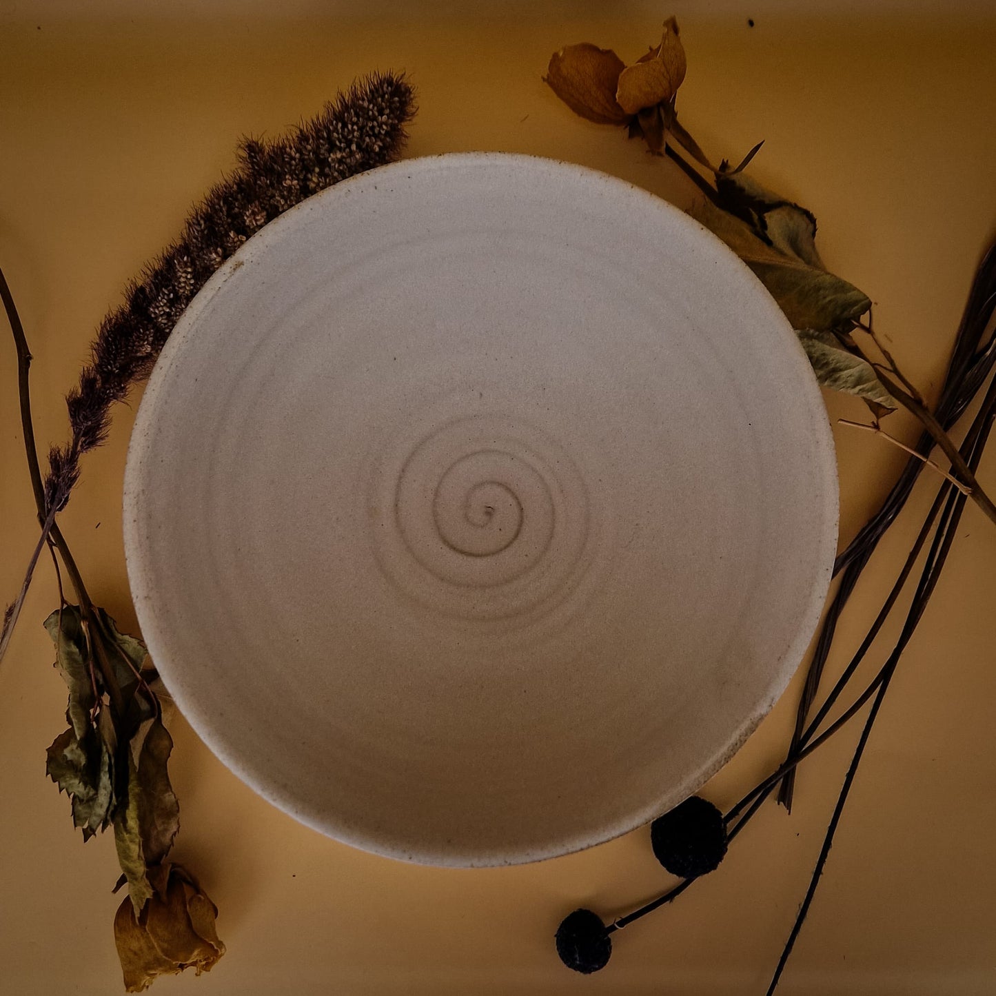 Ceramic White Soup Bowl by Marìa Poyato