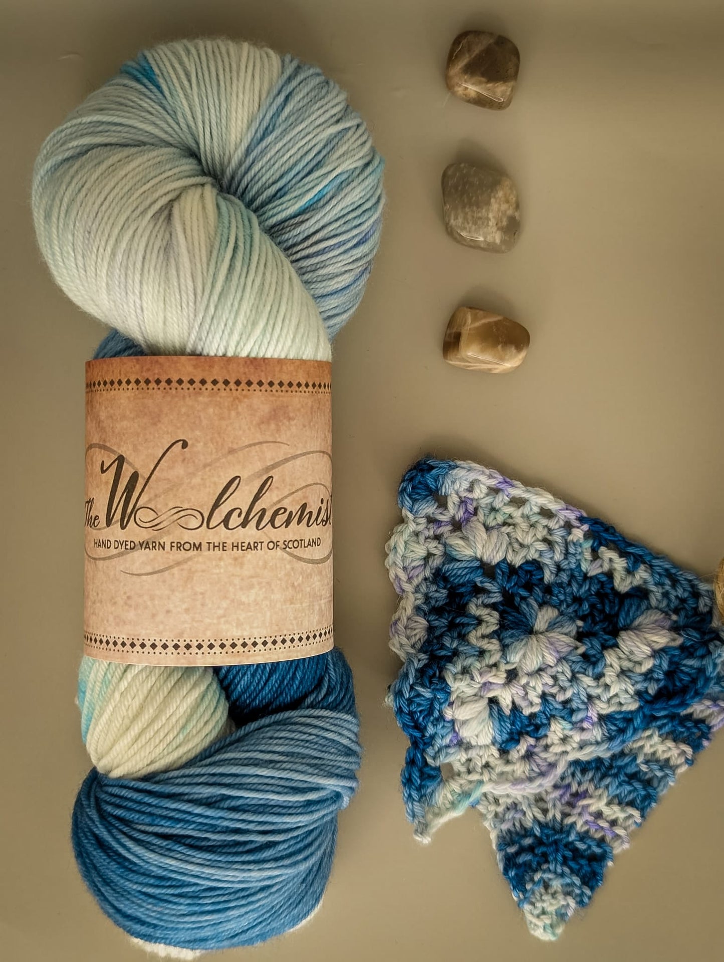 'Moonstone' - The Woolchemist Hand Dyed Yarn - 100g