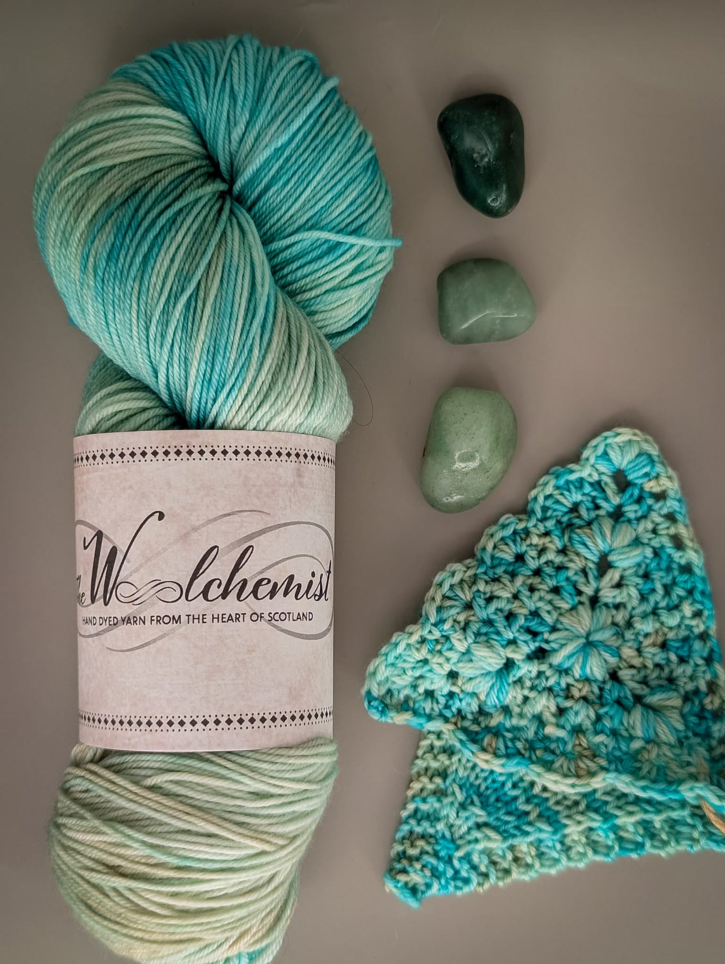 'Amazonite' - The Woolchemist Hand Dyed Yarn - 100g