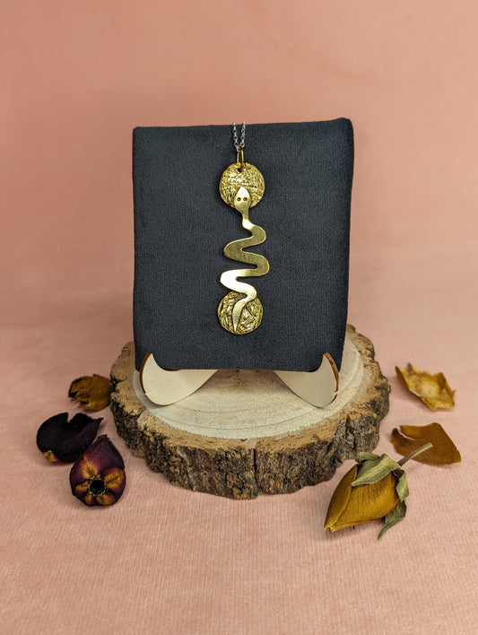 Kundalini Snake Pendant by Studio Malkuth