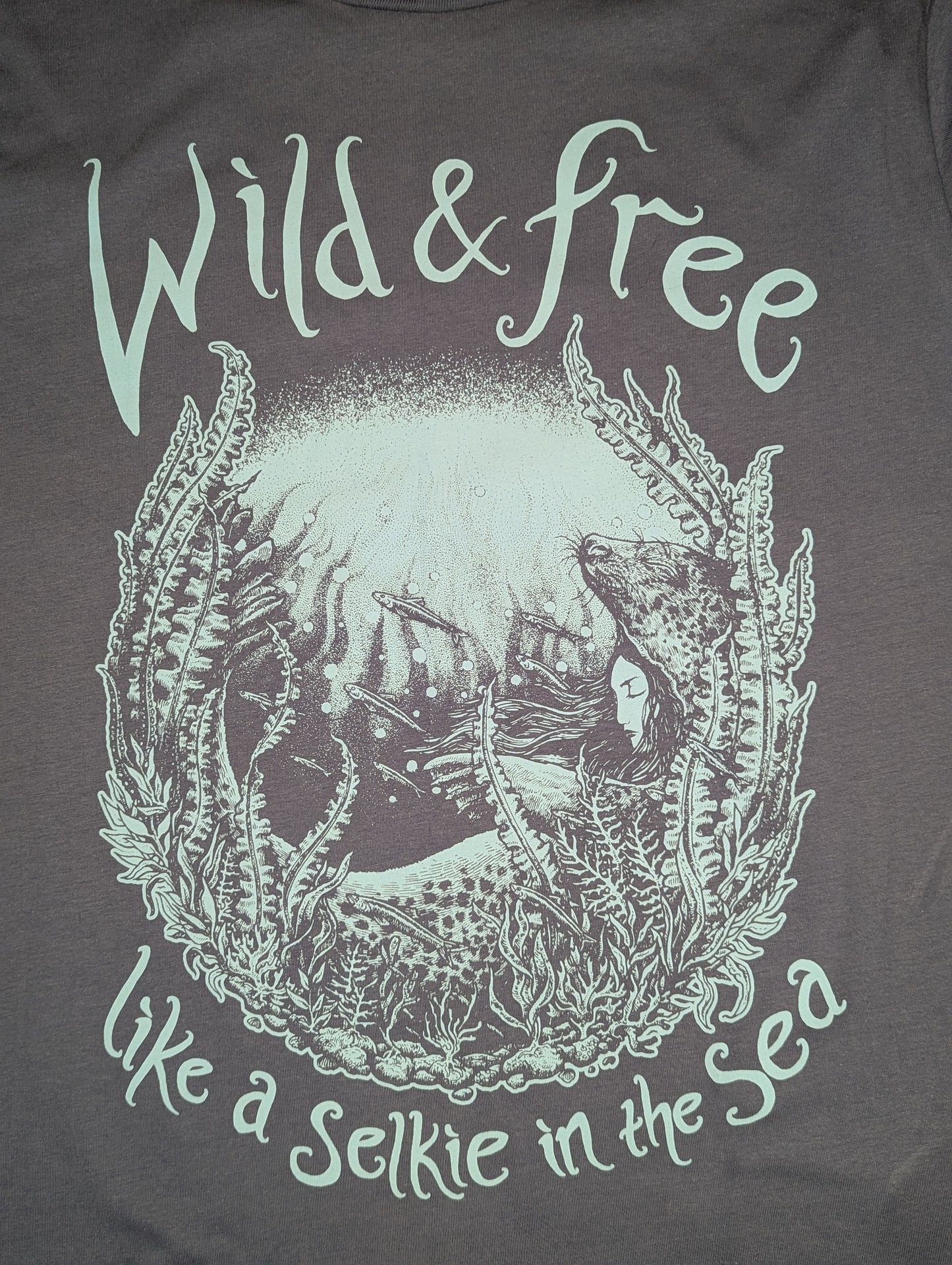 'Wild and Free' Long Sleeve Shirt by Hester Aspland