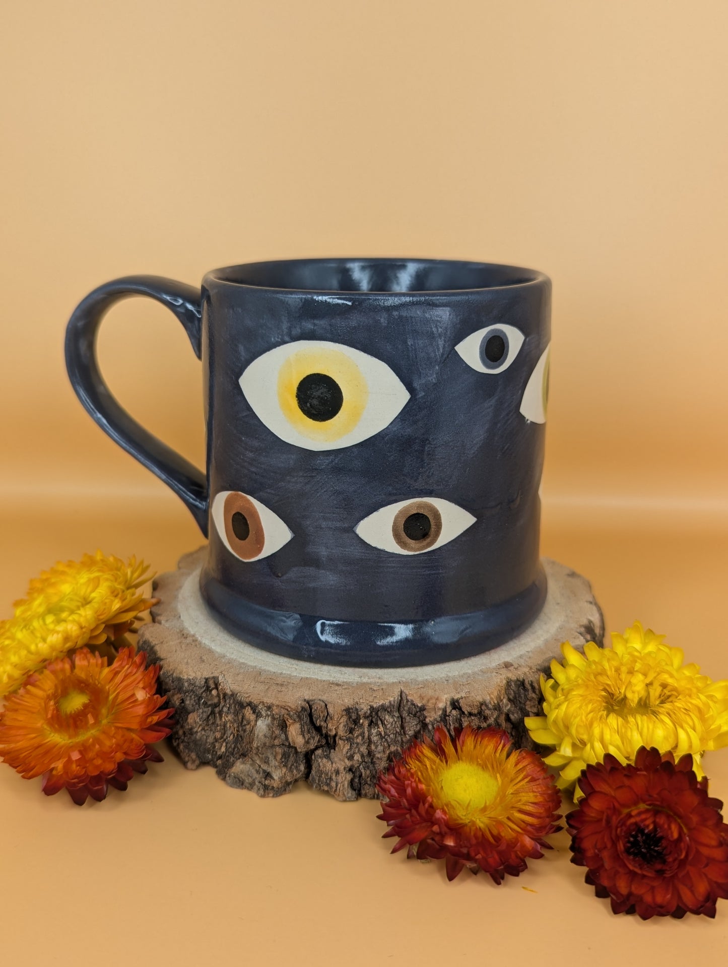 'Sgraffito Eye' Tankard by Ciara Veronica Dunne