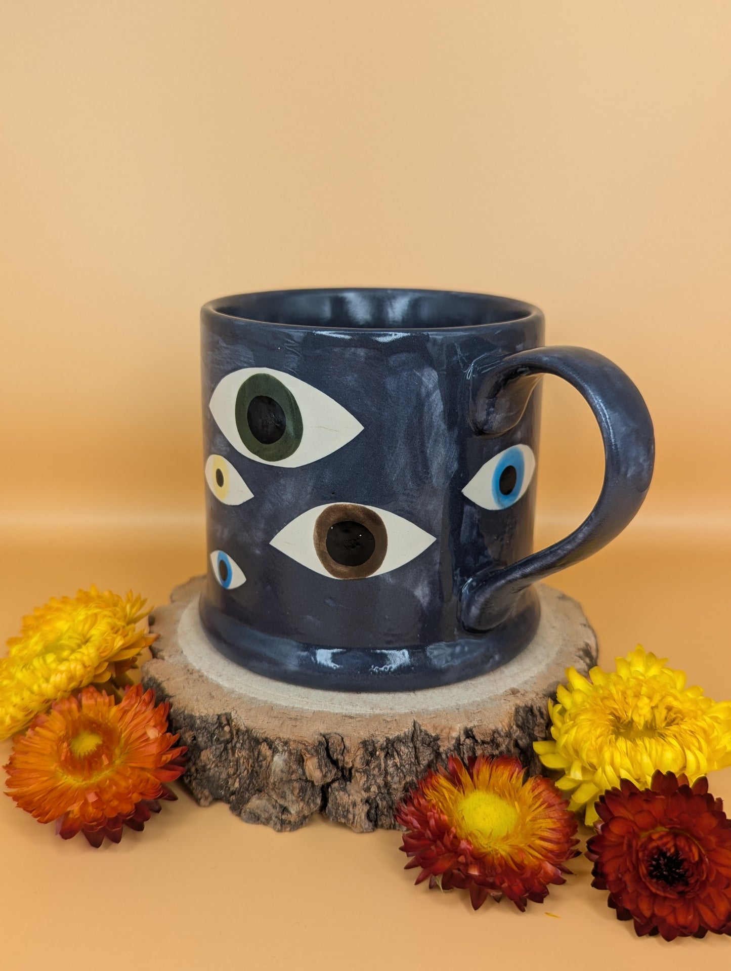 'Sgraffito Eye' Tankard by Ciara Veronica Dunne