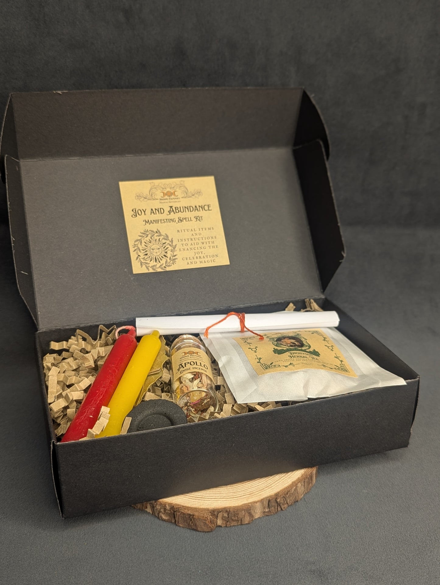 Madame Culpeper’s Joy and Abundance Spell Kit