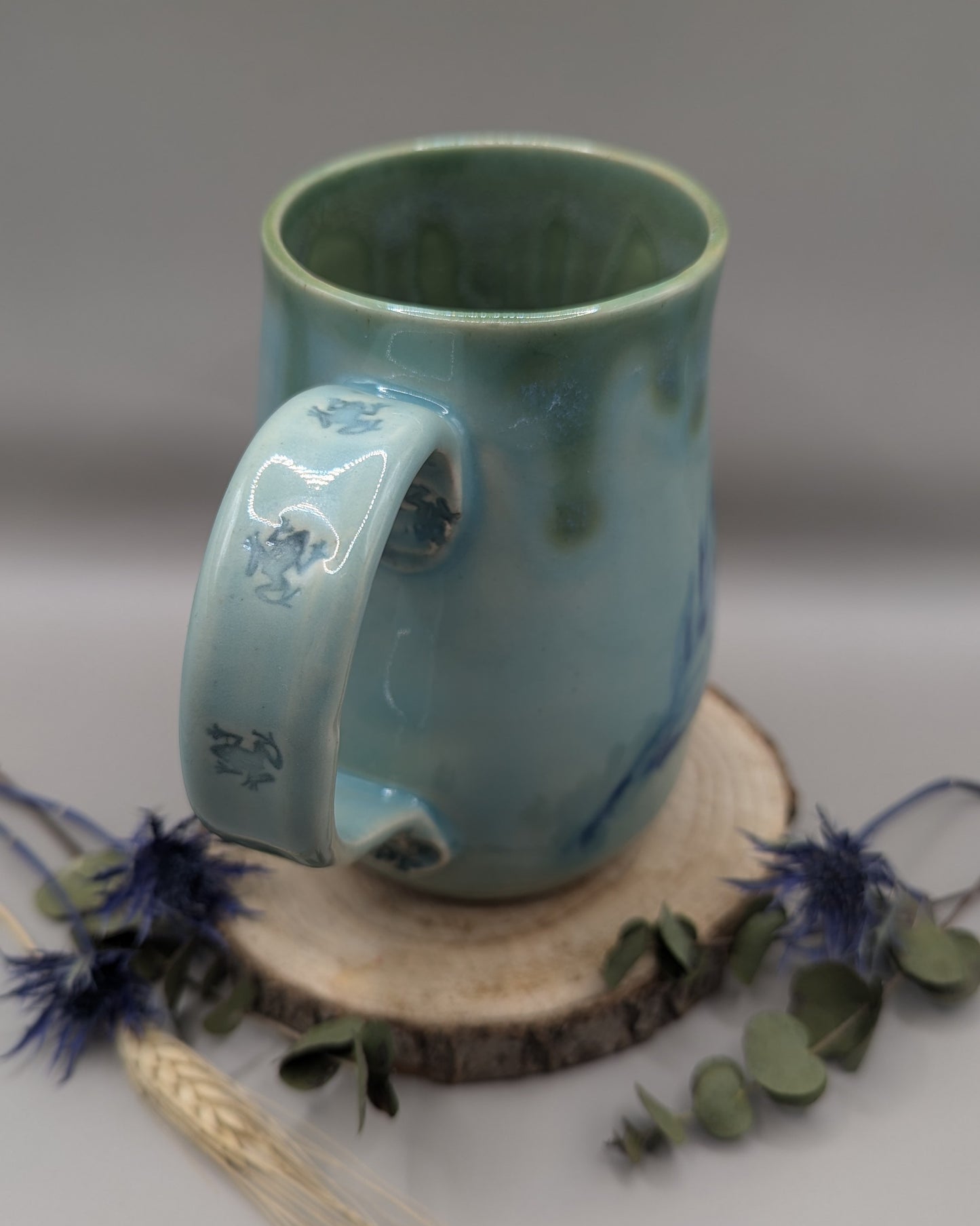 Frog Handle Mug by Weronika Filinger