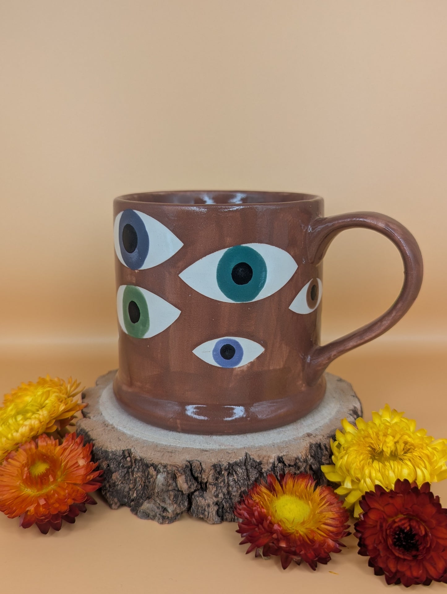 'Sgraffito Eye' Tankard by Ciara Veronica Dunne