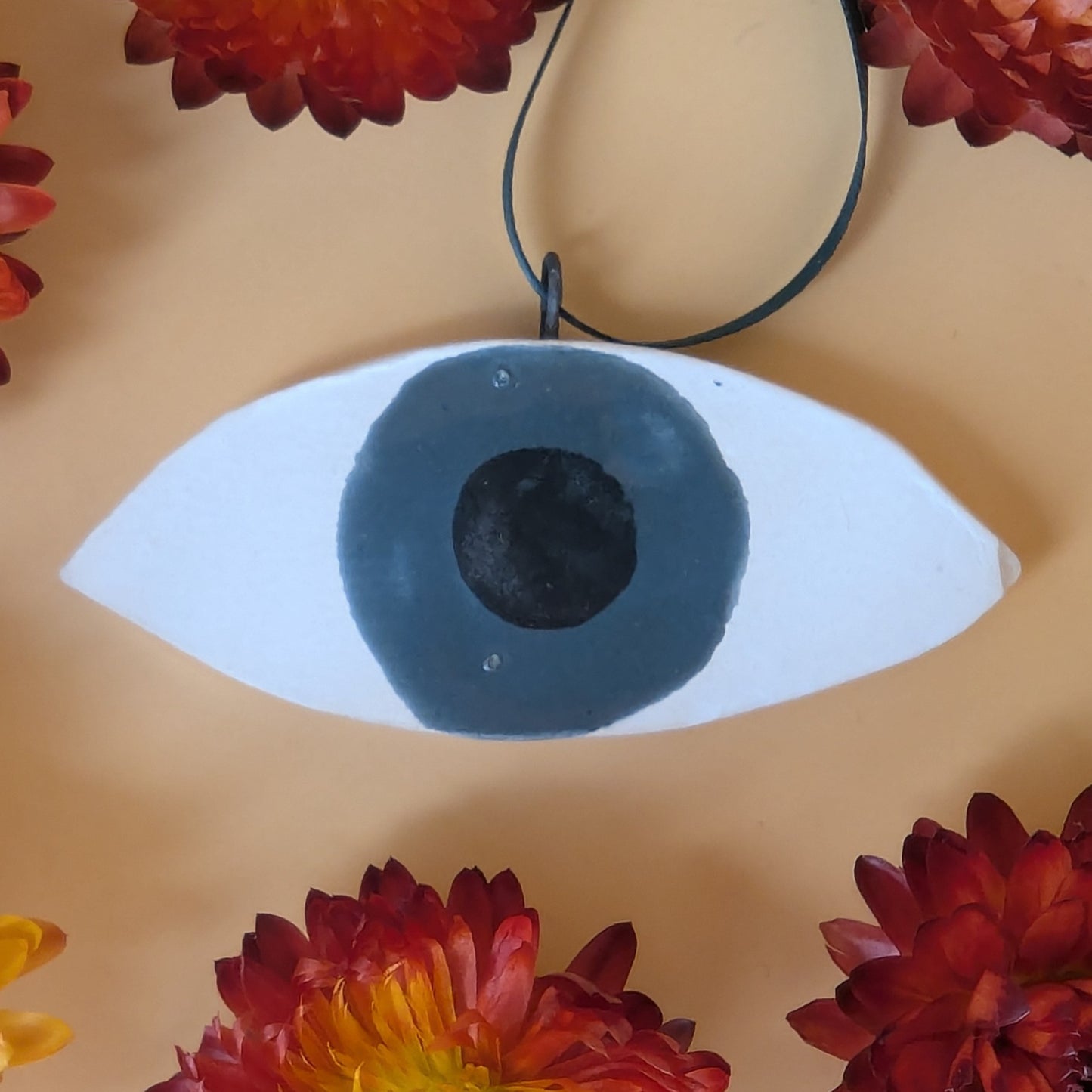 'Small Deep Green Eye' Decoration by Ciara Veronica Dunne