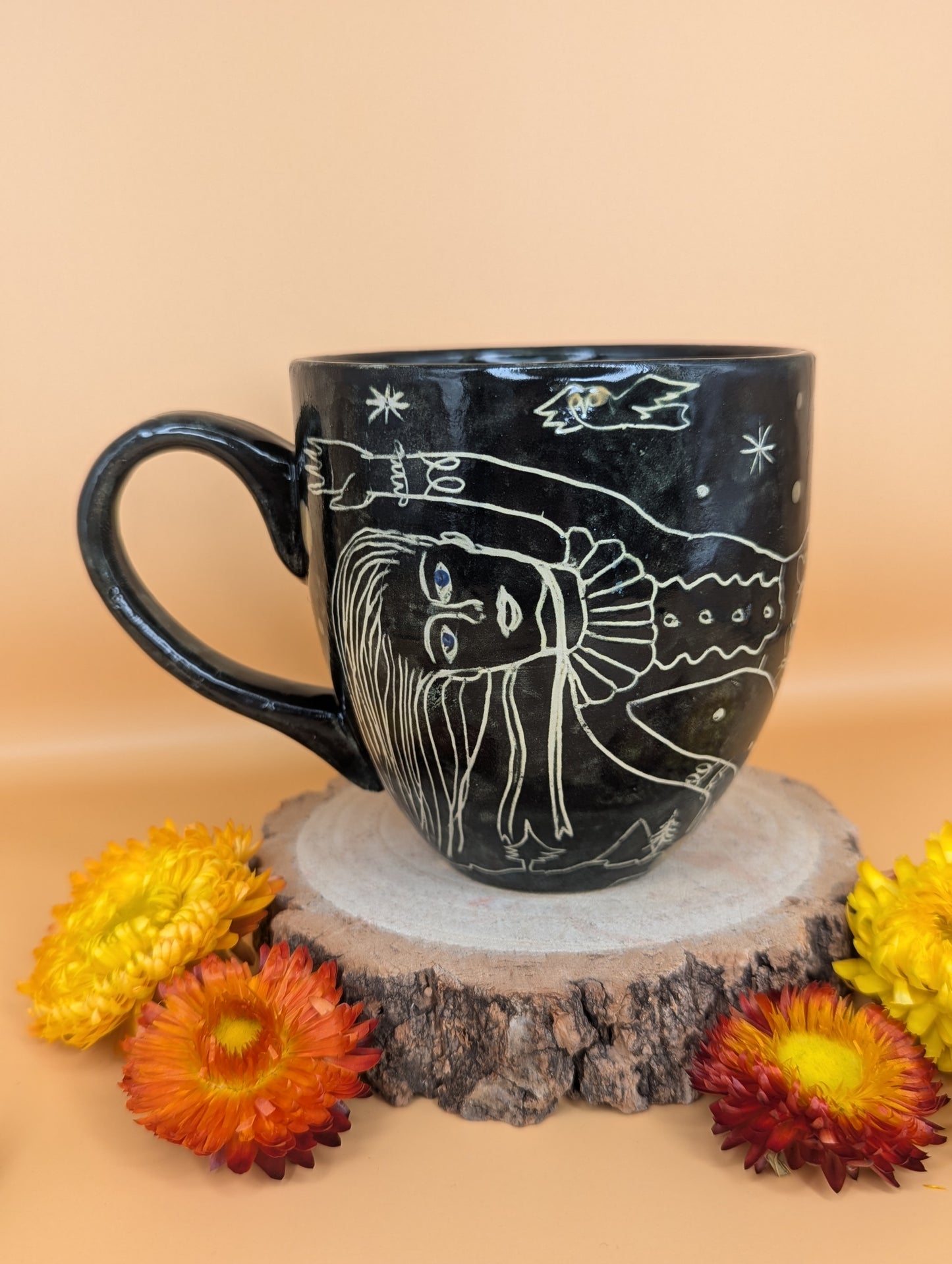 'Sgraffito Mug' by Ciara Veronica Dunne