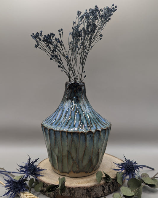 Blue Narrow Spout Jug by Weronika Filinger