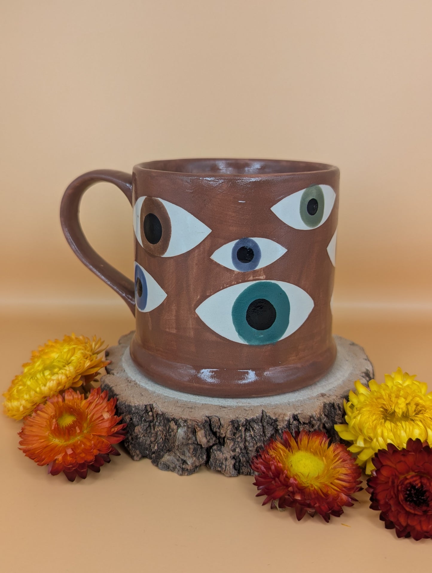 'Sgraffito Eye' Tankard by Ciara Veronica Dunne