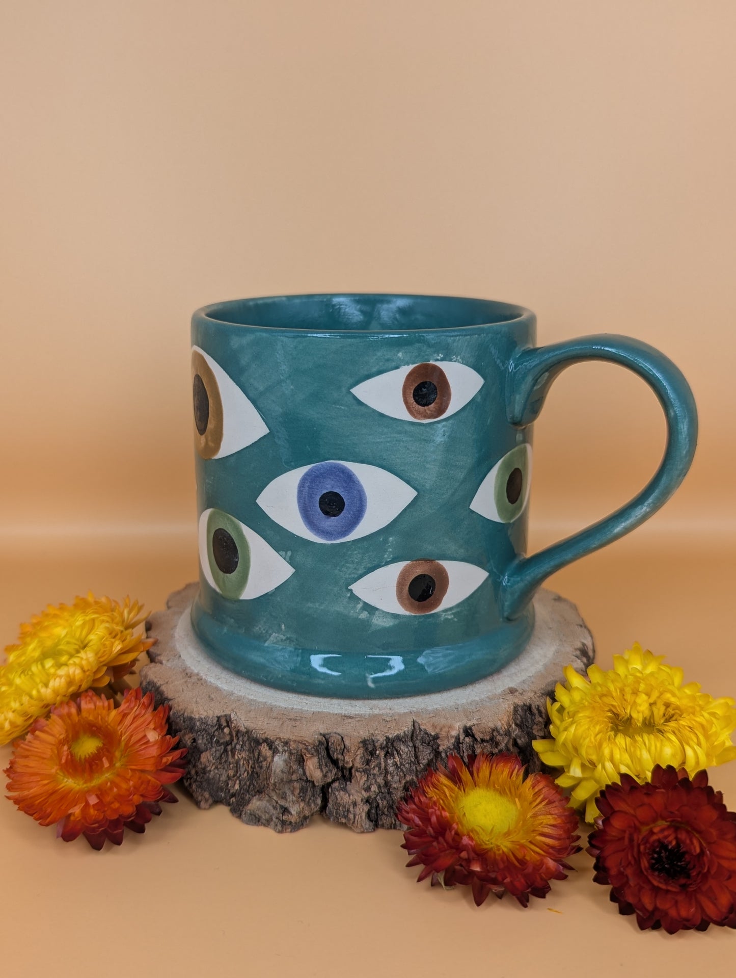 'Sgraffito Eye' Tankard by Ciara Veronica Dunne